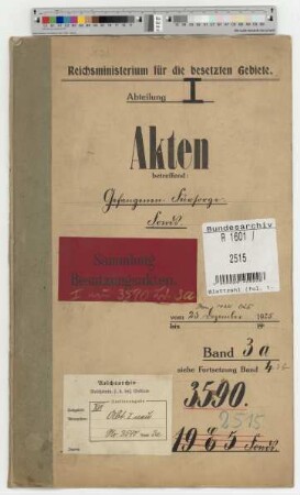 Gefangenen-Fürsorge. Fonds: Bd. 3 a