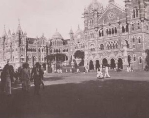 Indien, Bombay, Victoria-Station (seit 1996: Chhatrapati Shivaji Terminus)