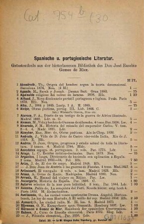 Catalog Nr. ... des antiquarischen Bücherlagers von L. M. Glogau Sohn in Hamburg : [Ab Nr. 34 auch m. d. Tit.:] Des Hamburger Antiquar, 30