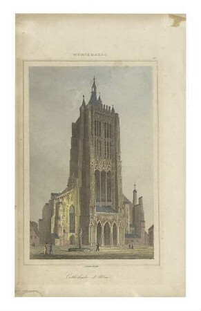 Münster. Westfassade. 1820