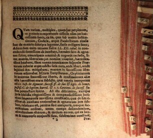 Facvltatis Jvridicæ Decanvs, Conr. Wilhelmvs Strecker, JCtvs, Prælavdatæ Facvltatis, Et Jvdicii Electoralis Provincialis Assessor, Professor Cod. Pvbl. Ord. Civitatis Syndicvs Primarivs Et Consvl, Ad Avdiendam Lectionem Cvrsoriam ad Nov. 118. C. 1. Et Dissertationem Inauguralem Ad Diem XI. Jvlii MDCCXXXVI. Lectorem Benevolvm Perhvmaniter Invitat