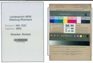 Entnazifizierung Richard Stoecker , geb. 15.06.1884 (Prokurist)