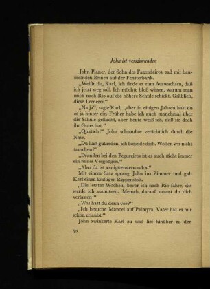 John ist verschwunden