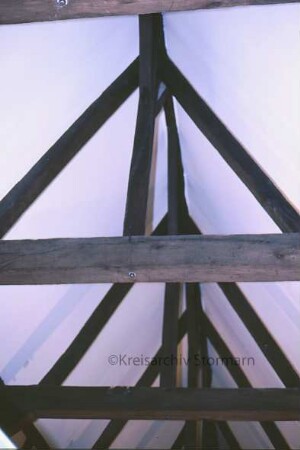 Schloß Reinbek: Ostflügel: Dachbalken