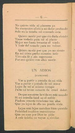 Un adíos