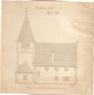 Dolmetsch, Theodor; Riet; Kirche - Nordseite (Ansicht)