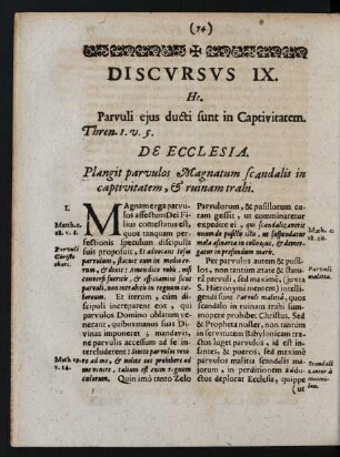 Discursus IX. He.