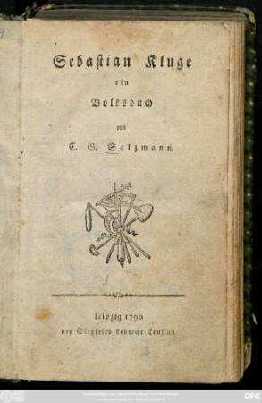 Sebastian Kluge : ein Volksbuch