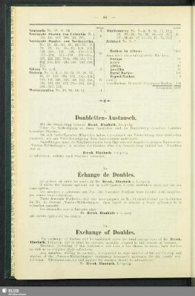Xb. Exchange of Doubles
