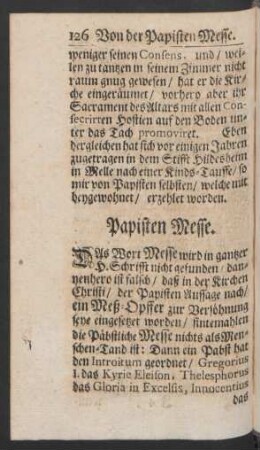 Papisten Messe