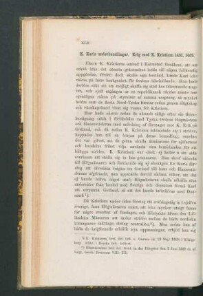 K. Karls underhandlingar. Krig med K. Kristiern 1451, 1452.