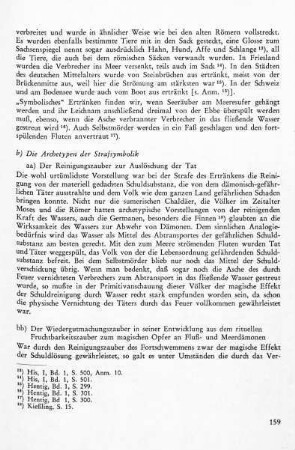 b) Die Archetypen der Strafsymbolik