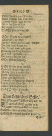 58. Das Letzte, das Beste