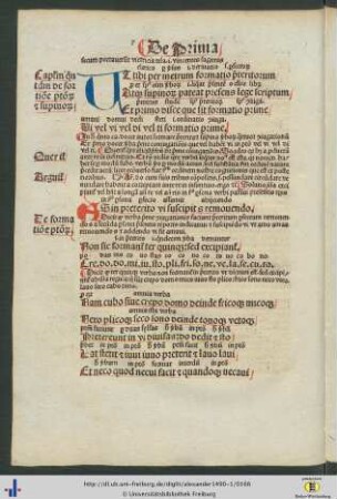 Capitulum quintum de formatione preteritorum et supinorum.