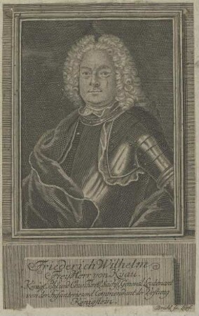 Bildnis des Friederich Wilhelm Freiherr von Kyau