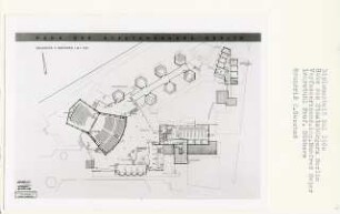 Haus des Staatsbürgers, Berlin-Tiergarten (Diplomarbeit bei Kurt Dübbers): Grundriss 2. Obergeschoss 1:200