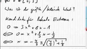 21B.1 Minimum, Maximum eines Polynoms