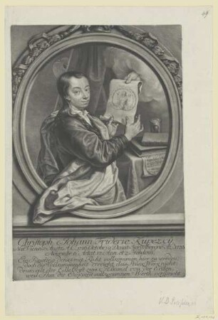 Bildnis des Christoph Johann Fridericus Kupezky