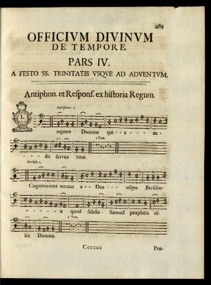 Pars IV. A Festo SS. Trinitatis Usque Ad Adventum
