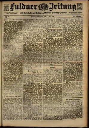 Ausgabe vom Donnerstag, den 05. Juli 1900.