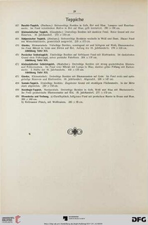 Teppiche (Nr. 467-476)