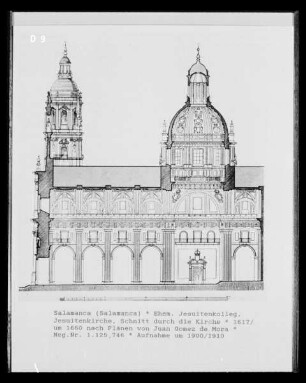Die Jesuitenkirche in Salamanca