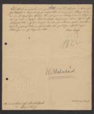 Brief von Maximilian Joseph (I., Bayern, König) an Regensburgische Botanische Gesellschaft