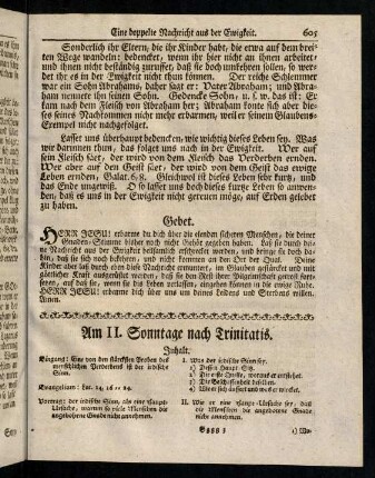 605-621, Am II. Sonntage nach Trinitatis
