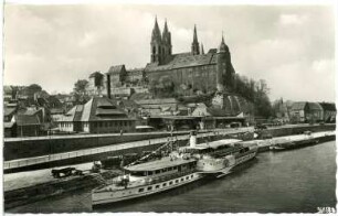 Meißen. Albrechtsburg und Dom - Dampfer Dresden