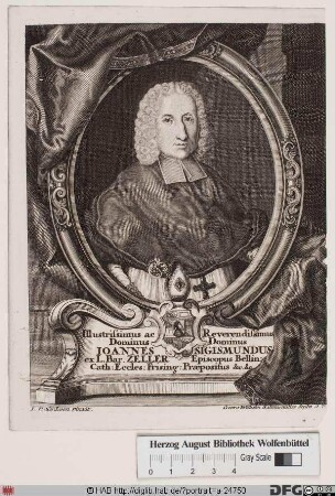 Bildnis Johann Sigismund Reichsfrhr. von Zeller (von u. zu Leibersdorf)