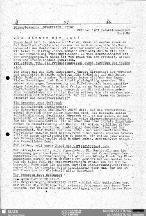 Bürgerbewegung Demokratie Jetzt