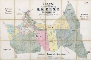 N° V; Charte von der Dorffeldmark Kneese, D.A. Gadebusch