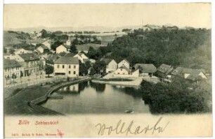Bilin. Schlossteich