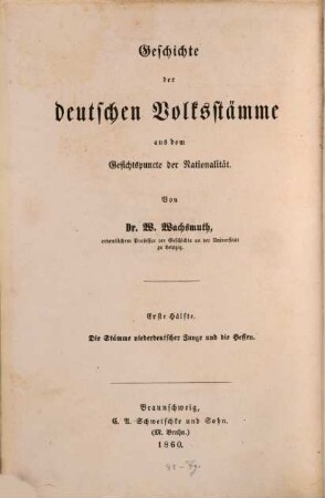 Geschichte deutscher Nationalität. 2,1
