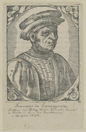 Bildnis des Francesco Bussone da Carmagnola