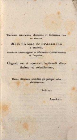 De haemorrhagia narium : Diss. inaug.