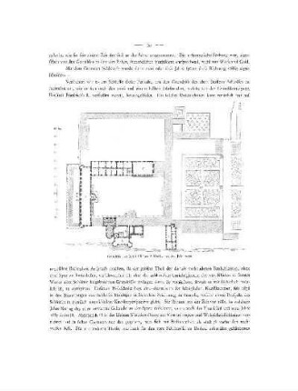 Grundriss des kurfürstlichen Schlosses um das Jahr 1680