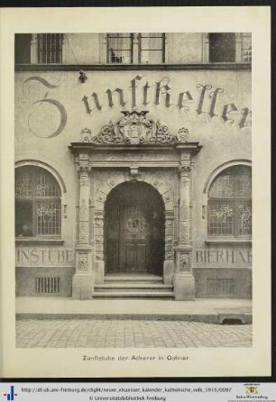 Illustration: Zunftstube der Ackerer in Colmar.