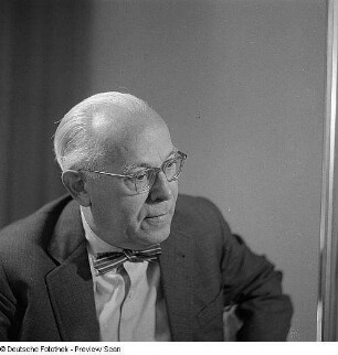 Porträt Prof. Heinz Bongartz, Nationalpreisträger der DDR