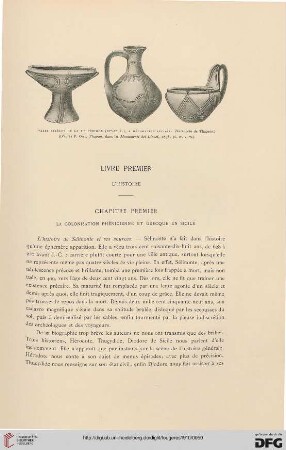 Chapitre premier: La colonisation phénicienne et grecque en Sicile