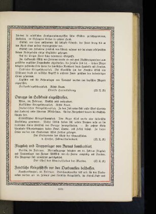 Feindliche Kriegsschiffe vor den Dardanellen beschossen.