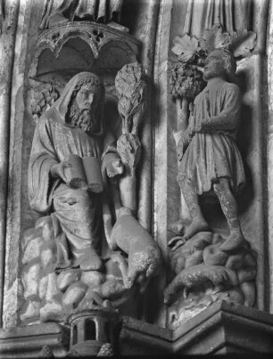 Der heilige Ägidius mit der Hirschkuh
