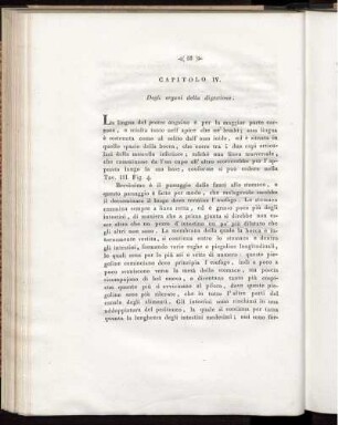 Cpitolo IV. Degli organi della digestione