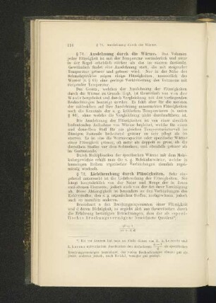 § 71. Ausdehnung durch die Wärme.