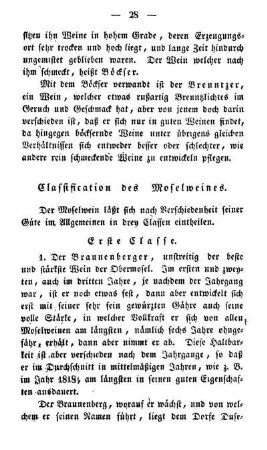 Classification des Moselweines.