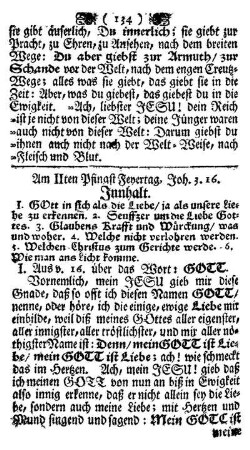 Am II ten Pfingst Feyertag. Joh. 3.16