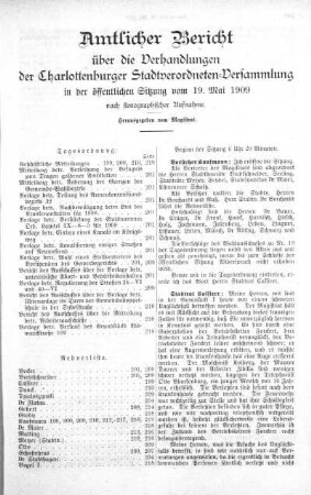 19. Mai 1909