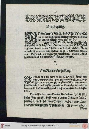Außlegung