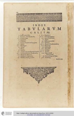 Index Tabularum Galliae