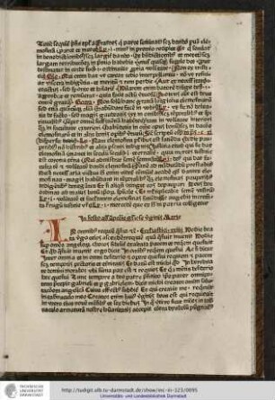 In festo assumptionis gloriosi virginis Marie.